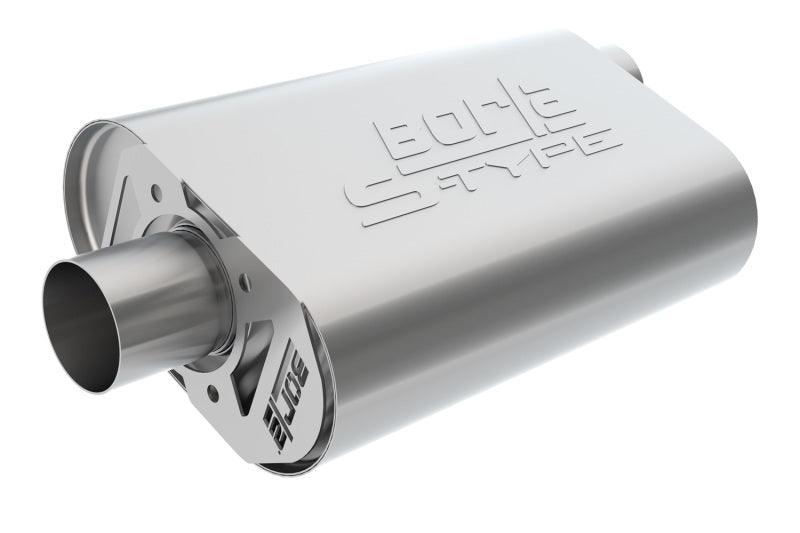 Borla CrateMuffler SBC Hot 350/383 3.0 inch Offset/Center 14in x 4.35in x 9in Oval S-Type Muffler - Order Your Parts - اطلب قطعك