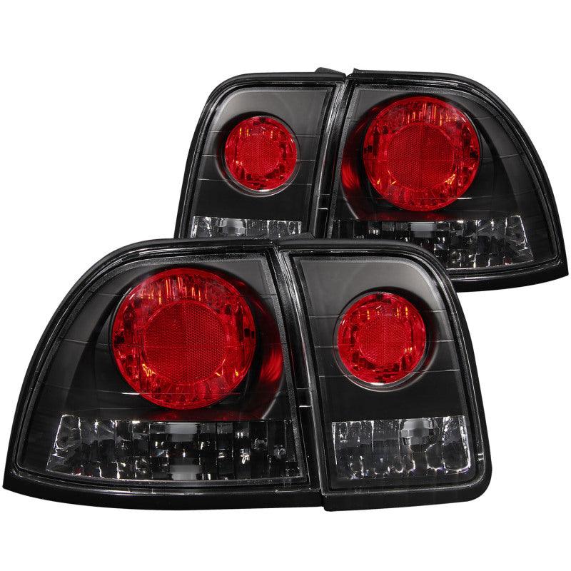 ANZO 1996-1997 Honda Accord Taillights Black - Order Your Parts - اطلب قطعك