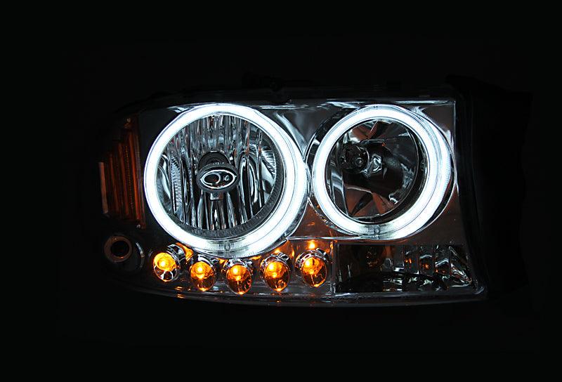 ANZO 1994-2001 Dodge Ram Crystal Headlights Black - Order Your Parts - اطلب قطعك