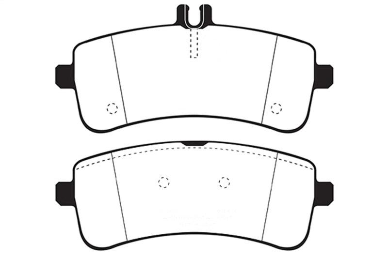 EBC 2015+ Mercedes-Benz C63 S AMG (W205) 4.0L Twin Turbo Redstuff Rear Brake Pads - Order Your Parts - اطلب قطعك