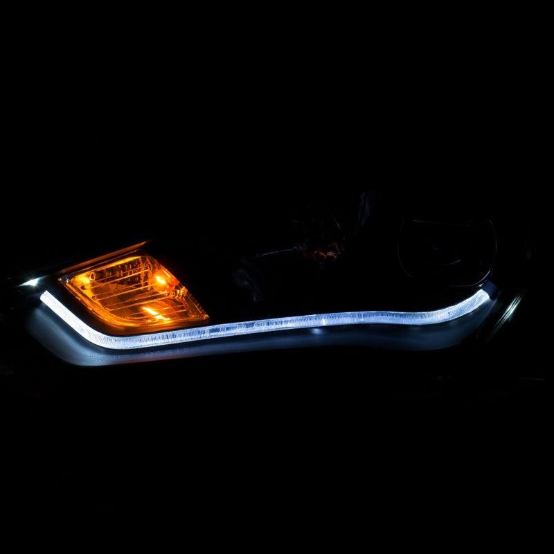 ANZO 2013-2015 Hyundai Genesis Projector Headlights w/ Plank Style Design Black (HID Compatible) - Order Your Parts - اطلب قطعك