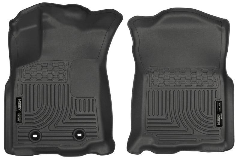 Husky Liners 2016 Toyota Tacoma w/ Auto Trans WeatherBeater Front Black Floor Liners - Order Your Parts - اطلب قطعك