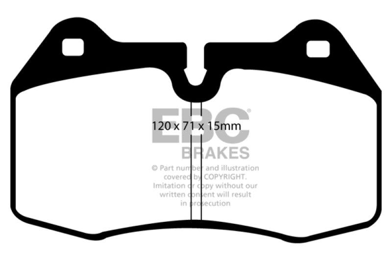 EBC 03-04 Infiniti G35 3.5 (Manual) (Brembo) Yellowstuff Front Brake Pads - Order Your Parts - اطلب قطعك