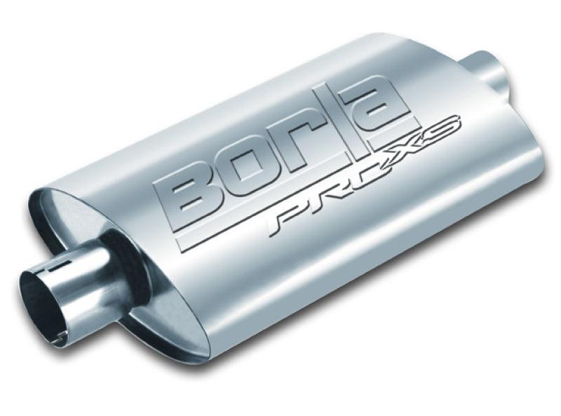 Borla Universal Pro-XS Muffler Oval 2.25in Inlet/Outlet Notched Muffler - Order Your Parts - اطلب قطعك