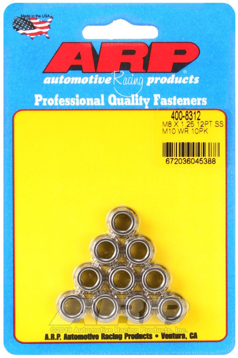 ARP M8 x 1.25 12pt SS Nut Kit - Order Your Parts - اطلب قطعك
