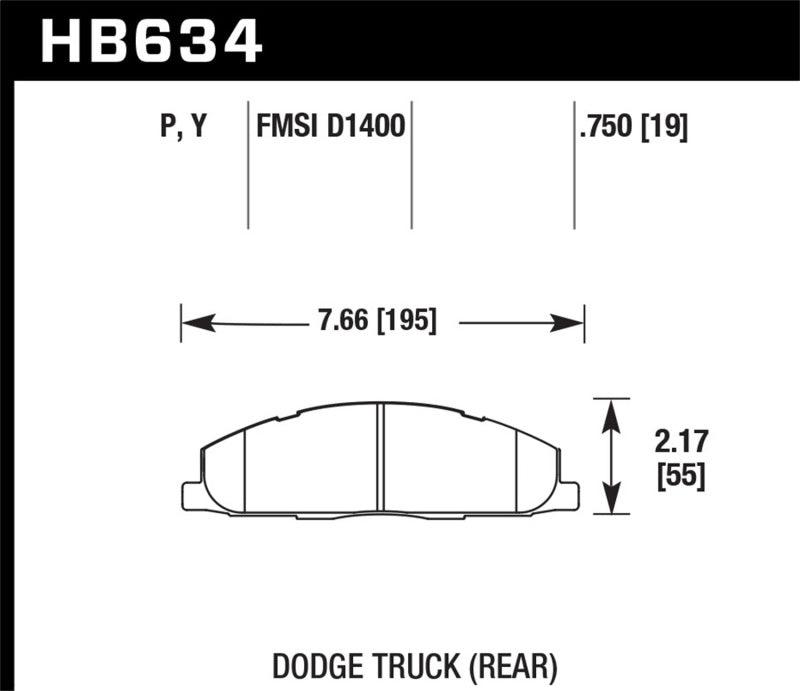 Hawk 09-14 Dodge Ram 2500/3500 Rear LTS Brake Pads - Order Your Parts - اطلب قطعك
