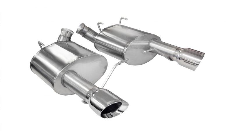 Corsa 11-14 Ford Mustang GT/Boss 302 5.0L V8 Polished Xtreme Axle-Back Exhaust - Order Your Parts - اطلب قطعك