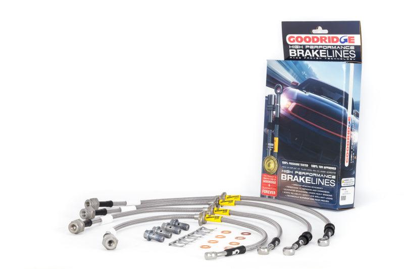 Goodridge 17-18 Honda Civic Si (Si Model Only) SS Brake Line Kit - Order Your Parts - اطلب قطعك