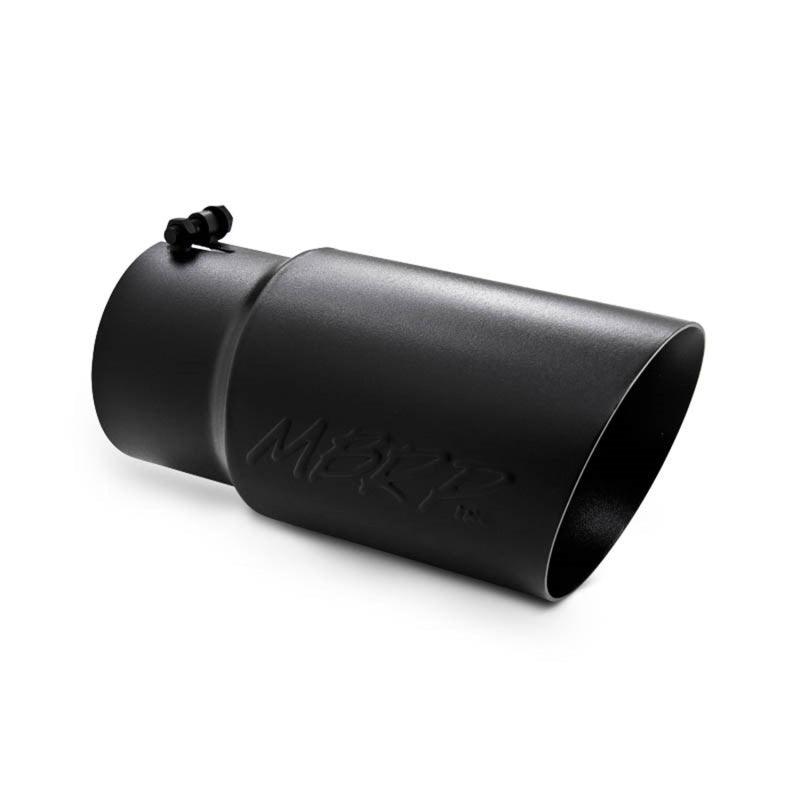 MBRP Universal Tip 6 O.D. Dual Wall Angled 5 inlet 12 length - Black Finish - Order Your Parts - اطلب قطعك