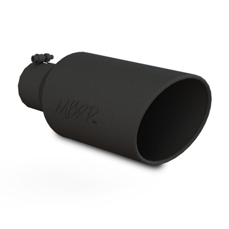 MBRP Universal Exhaust Tip 7in O.D. Rolled End 4in Inlet 18in Length - Black - Order Your Parts - اطلب قطعك