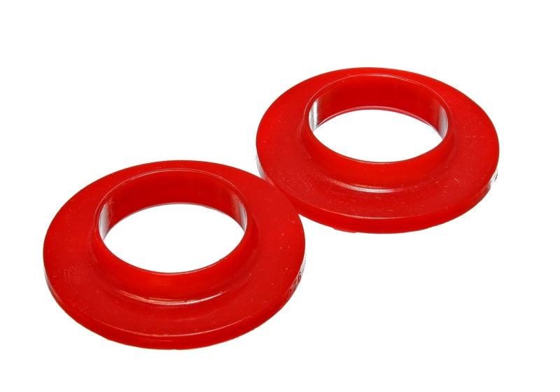 Energy Suspension Universal 2 1/8in ID 3 3/4in OD 3/4in H Red Coil Spring Isolators (2 per set) - Order Your Parts - اطلب قطعك