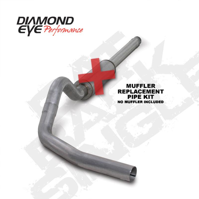 Diamond Eye KIT 4in CB MFLR RPLCMENT PIPE SGL AL: 94-97 FORD 7.3L F250/F350 PWRSTROKE - Order Your Parts - اطلب قطعك