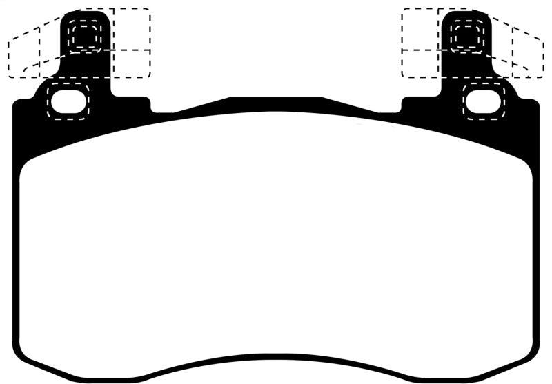 EBC 2017+ Kia Stinger 3.3L Twin Turbo Redstuff Front Brake Pads - Order Your Parts - اطلب قطعك