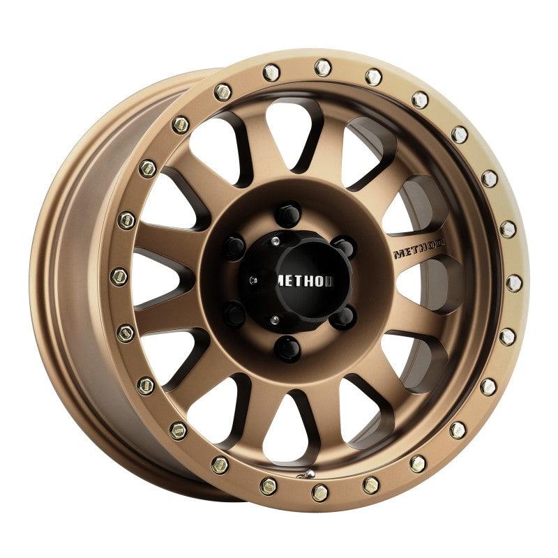 Method MR304 Double Standard 17x8.5 0mm Offset 6x5.5 108mm CB Method Bronze Wheel - Order Your Parts - اطلب قطعك