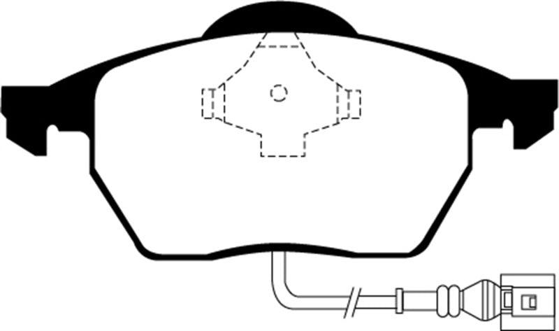 EBC 99-06 Audi TT 1.8 Turbo Yellowstuff Front Brake Pads - Order Your Parts - اطلب قطعك
