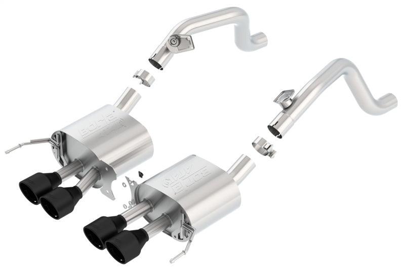 Borla 14-18 C7 Corvette Stingray Axle-Back ATAK Exhaust 2.75in To Muffler Dual 2.0in Out 4.25in Tip - Order Your Parts - اطلب قطعك