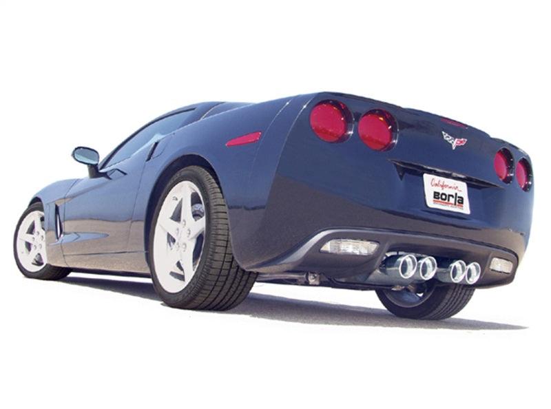 Borla 05-08 Chevrolet Corvette Coupe/Convertible 2dr 6.2L 8cyl AT/MT 6spd ATAK SS Catback Exhaust - Order Your Parts - اطلب قطعك