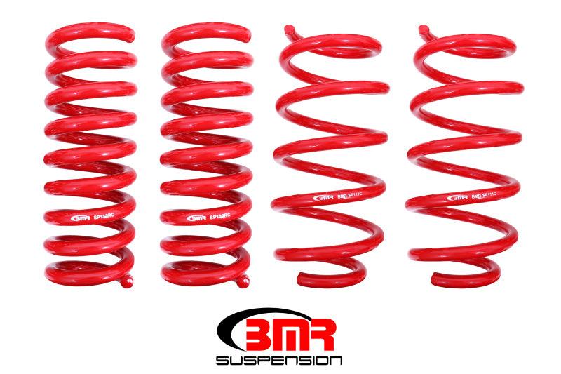BMR 08-19 Dodge Challenger Lowering Springs 1.25in Drop - Set of 4 - Red - Order Your Parts - اطلب قطعك