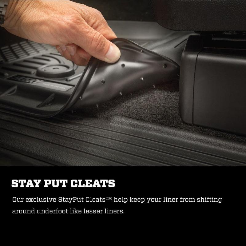Husky Liners 12-15 Toyota Tacoma Extended Cab WeatherBeater Second Row Black Floor Liners - Order Your Parts - اطلب قطعك