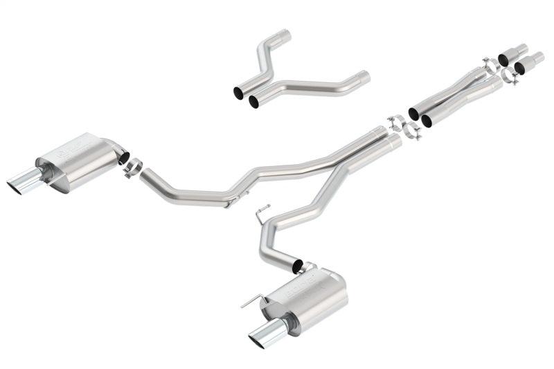 Borla Atak Cat-Back 15-17 Ford Mustang GT 5.0L V8 MT/AT 3in pipe 4in tip - Order Your Parts - اطلب قطعك
