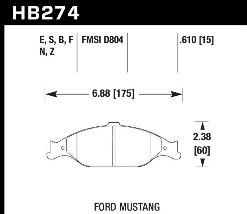 Hawk HP+ Street Brake Pads - Order Your Parts - اطلب قطعك