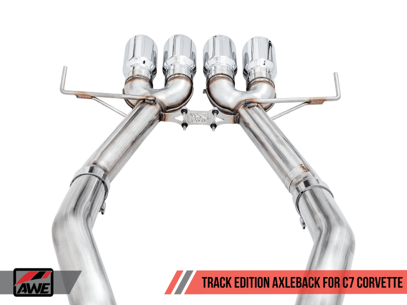AWE Tuning 14-19 Chevy Corvette C7 Z06/ZR1 (w/o AFM) Track Edition Axle-Back Exhaust w/Chrome Tips - Order Your Parts - اطلب قطعك