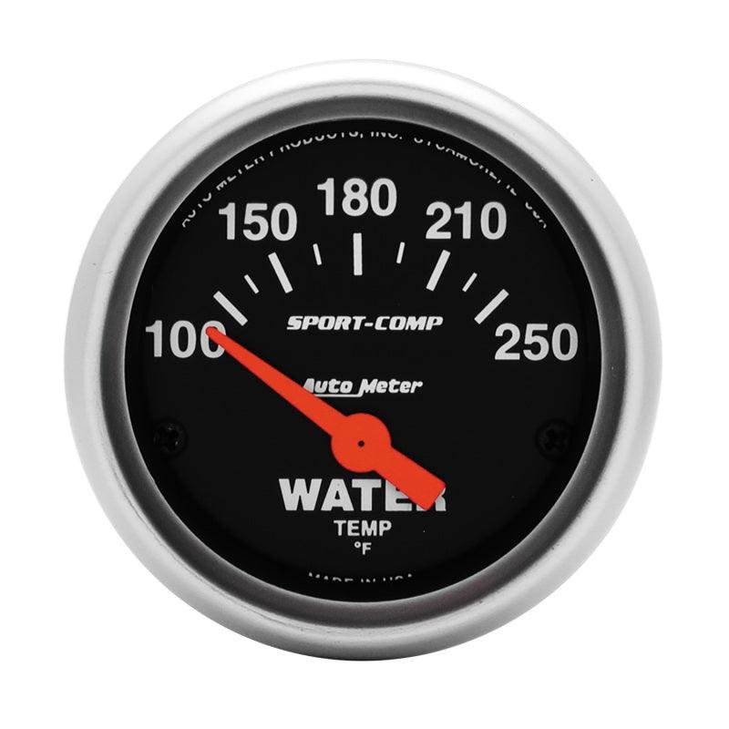 Autometer Sport-Comp 52mm 100-250 Deg F Electronic Water Temp Gauge - Order Your Parts - اطلب قطعك