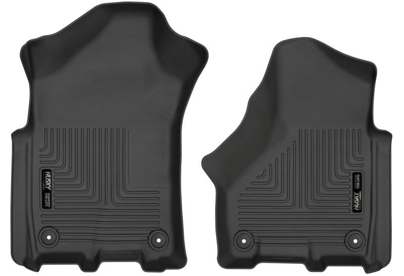 Husky Liners 2019 Ram 2500/3500 Crew Cab/Mega Cab WeatherBeater Black Front Floor Liners - Order Your Parts - اطلب قطعك