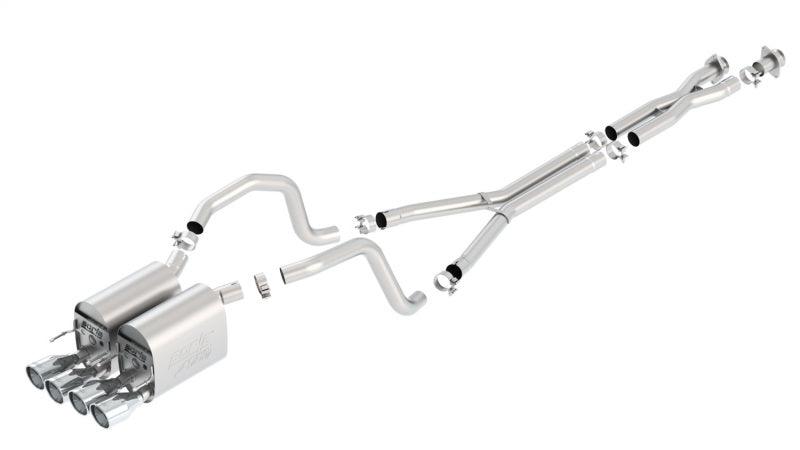 Borla 05-08 Chevrolet Corvette Coupe/Convertible 2dr 6.2L 8cyl AT/MT 6spd ATAK SS Catback Exhaust - Order Your Parts - اطلب قطعك