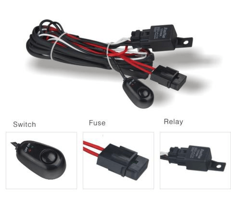 DV8 Offroad Wiring Harness w/ Relay & Switch - Order Your Parts - اطلب قطعك