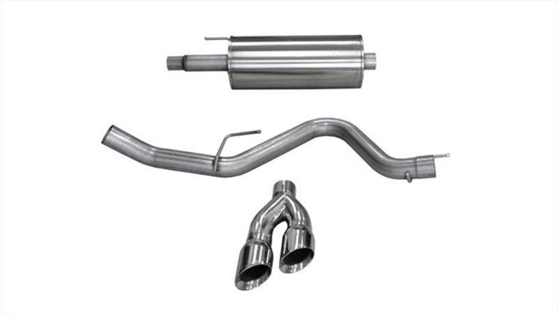 Corsa 2015 Ford F-150 5.0L V8 (Super Crew Cab) Polished Sport Single Side Dual 4in Tips CB Exhaust - Order Your Parts - اطلب قطعك