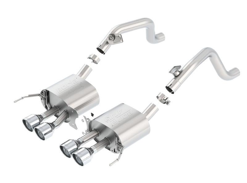 Borla 14-15 Chevy Corvette C7 w/o AFM w/o NPP Atak Rear Section Exhaust Quad Rd RL Tips - Order Your Parts - اطلب قطعك