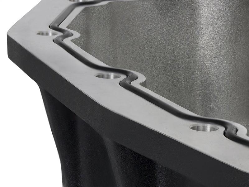 AFE Pro Series Engine Oil Pan Black w/Machined Fins; 11-16 Ford Powerstroke V8-6.7L (td) - Order Your Parts - اطلب قطعك