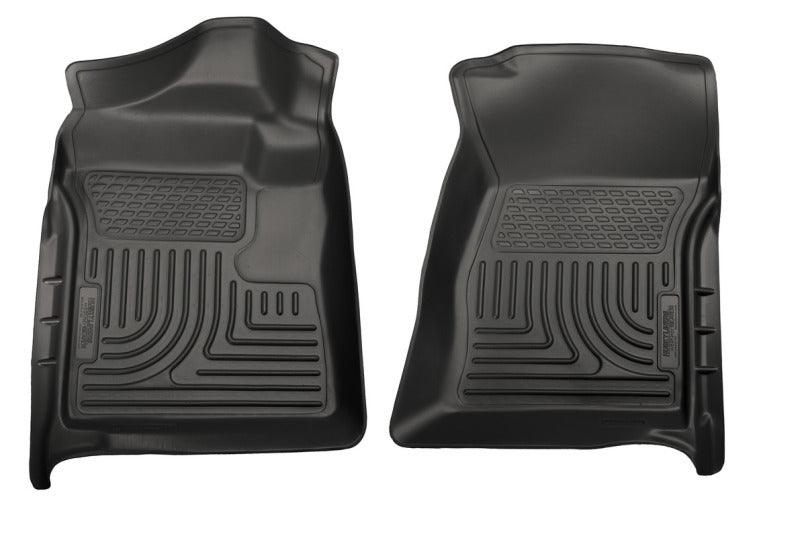 Husky Liners 07-12 Chevrolet Silverado/GMC Sierra Regular Cab WeatherBeater Black Floor Liners - Order Your Parts - اطلب قطعك