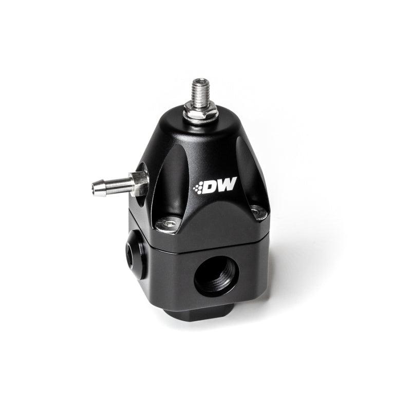 DeatschWerks DWR1000c Adjustable Fuel Pressure Regulator Dual 6AN Inlet and 6AN Outlet - Black - Order Your Parts - اطلب قطعك