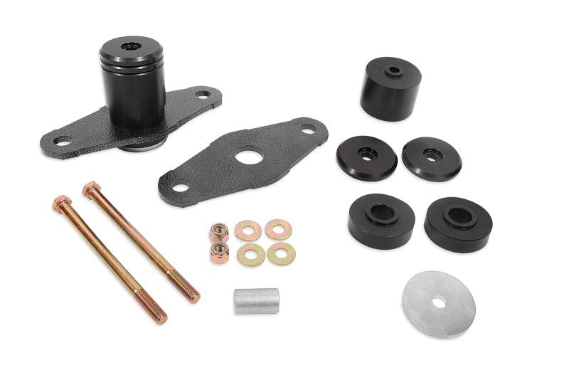 BMR 11-18 Dodge Challenger Motor Mount Solid Bushing Upgrade Kit - Black Anodized - Order Your Parts - اطلب قطعك