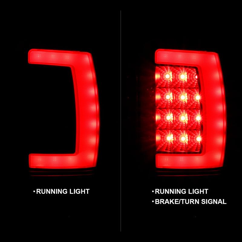 ANZO 1994-2001 Dodge Ram 1500 LED Taillights Plank Style Black w/Clear Lens - Order Your Parts - اطلب قطعك