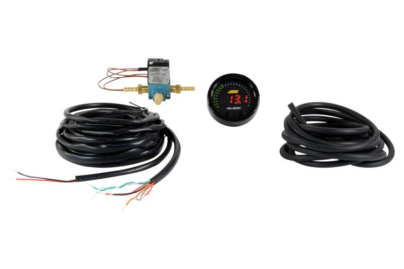 AEM X-Series Tru-Boost Controller Gauge w/ Boost Control Solenoid 80PSIg Internal MAP Sensor - Order Your Parts - اطلب قطعك