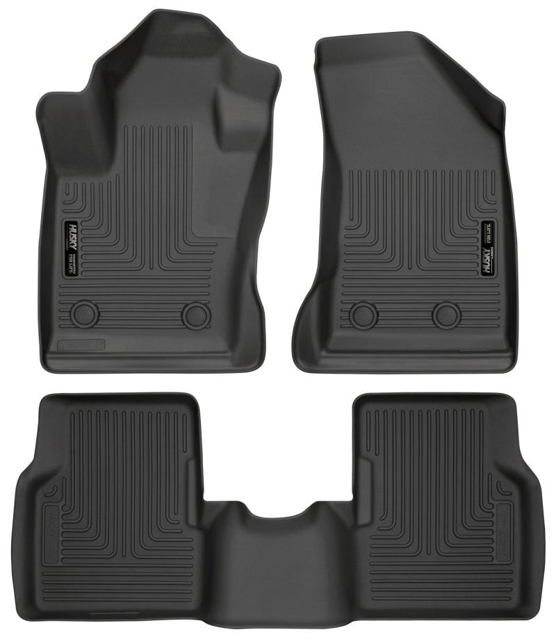 Husky Liners 2017 Jeep Compass Weatherbeater Black Front & 2nd Seat Floor Liners - Order Your Parts - اطلب قطعك