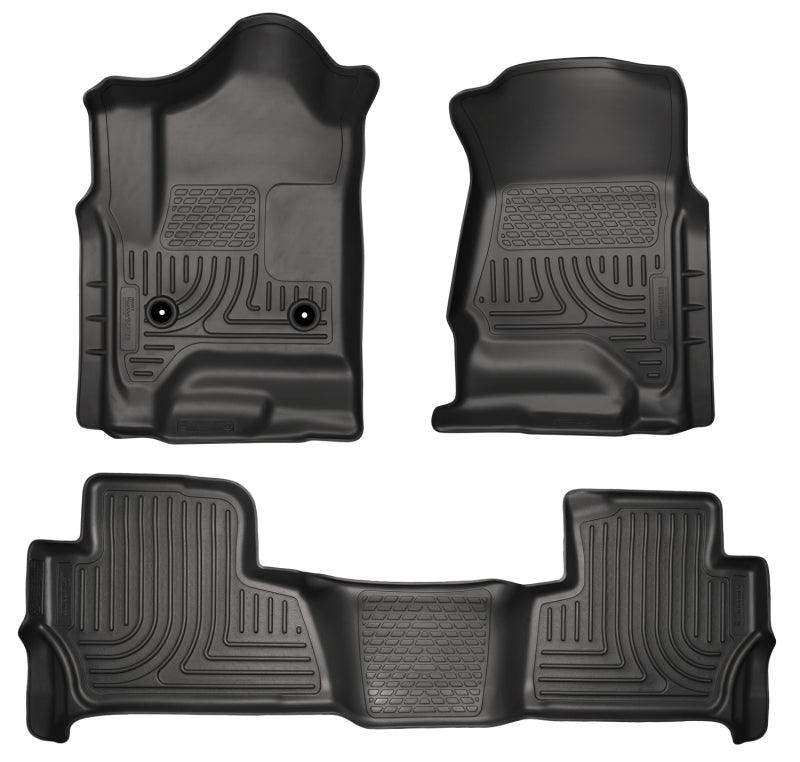 Husky Liners 2015 Chevy/GMC Tahoe/Yukon WeatherBeater Combo Black Floor Liners - Order Your Parts - اطلب قطعك