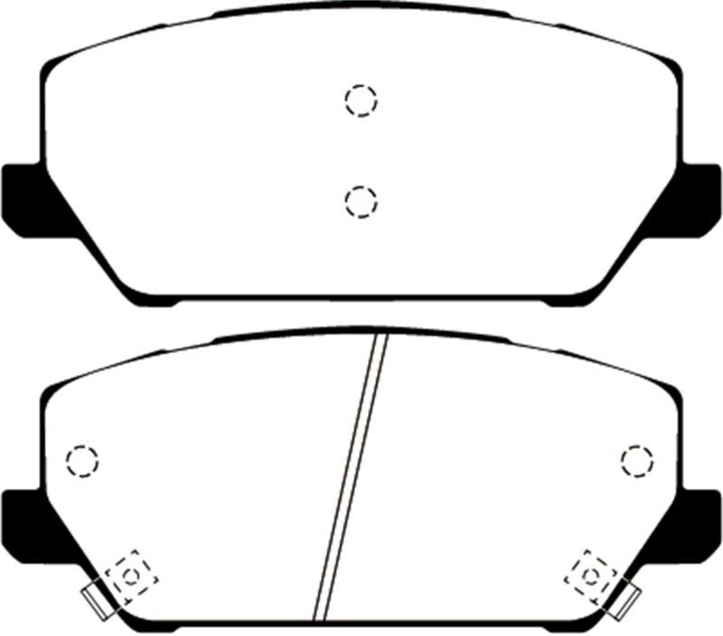 EBC 2019+ Hyundai Veloster N (2nd Gen) 2.0L Turbo Redstuff Front Brake Pads - Order Your Parts - اطلب قطعك