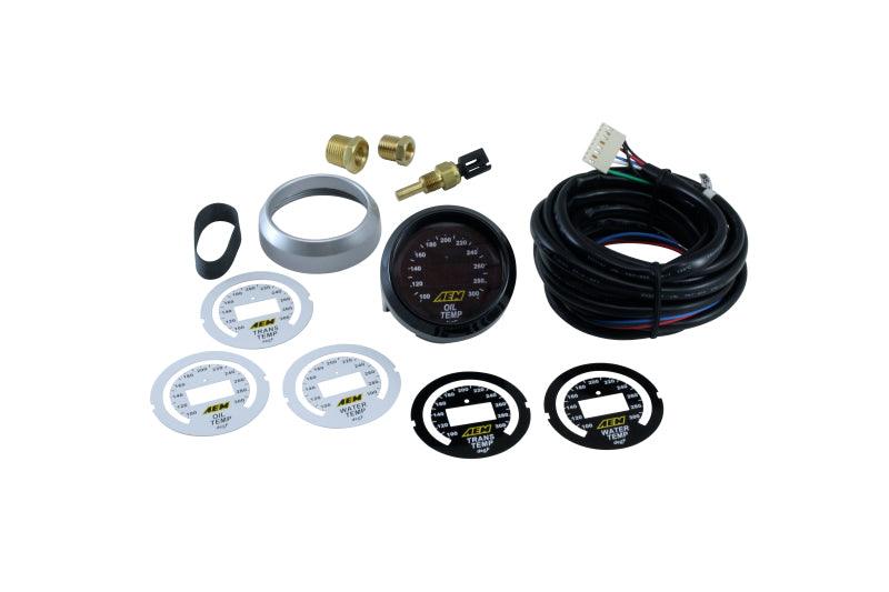 AEM 52mm Temperature (Transmission / Oil / Water) Digital Gauge - Order Your Parts - اطلب قطعك