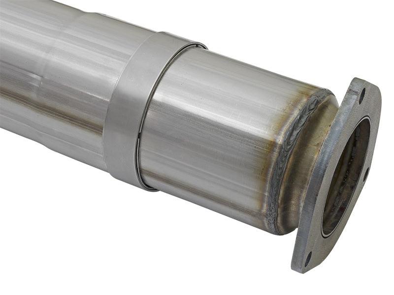 aFe ATLAS 5in DPF-Back Alum Steel Exhaust System w/Polished Tip 2017 Ford Diesel Trucks V8-6.7L (td) - Order Your Parts - اطلب قطعك