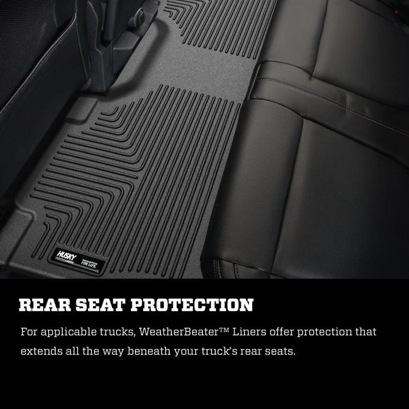 Husky Liners 15-23 Ford F-150 Super/Super Crew Cab WeatherBeater Black Front Floor Liners - Order Your Parts - اطلب قطعك