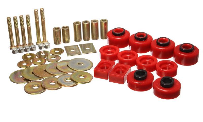 Energy Suspension 97-03 Ford F-100/F-150 2WD/F250 2WD & L-Duty Red Body (Ext Cab ONLY ) Mount Set - Order Your Parts - اطلب قطعك