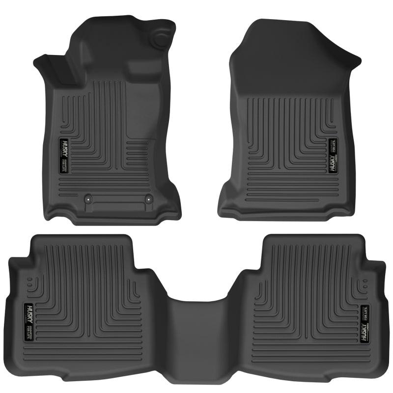 Husky Liners 2020 Subaru Legacy/Outback WeatherBeater Black Front & 2nd Seat Floor Liners - Order Your Parts - اطلب قطعك