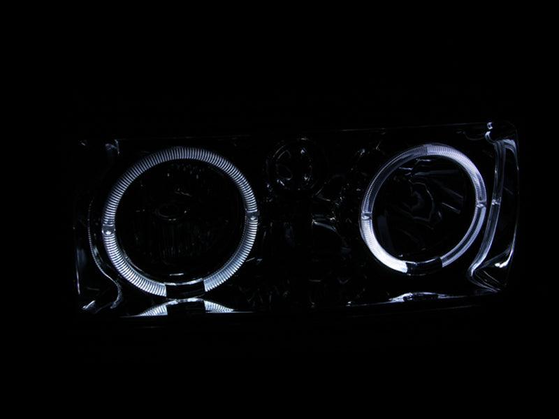 ANZO 1991-1994 Toyota Land Cruiser Crystal Headlights w/ Halo Chrome - Order Your Parts - اطلب قطعك