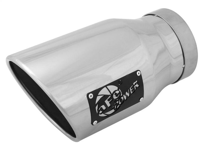 aFe Diesel Exhaust Tip Bolt On Black 5in Inlet x 7in Outlet x 12in - Right - Order Your Parts - اطلب قطعك