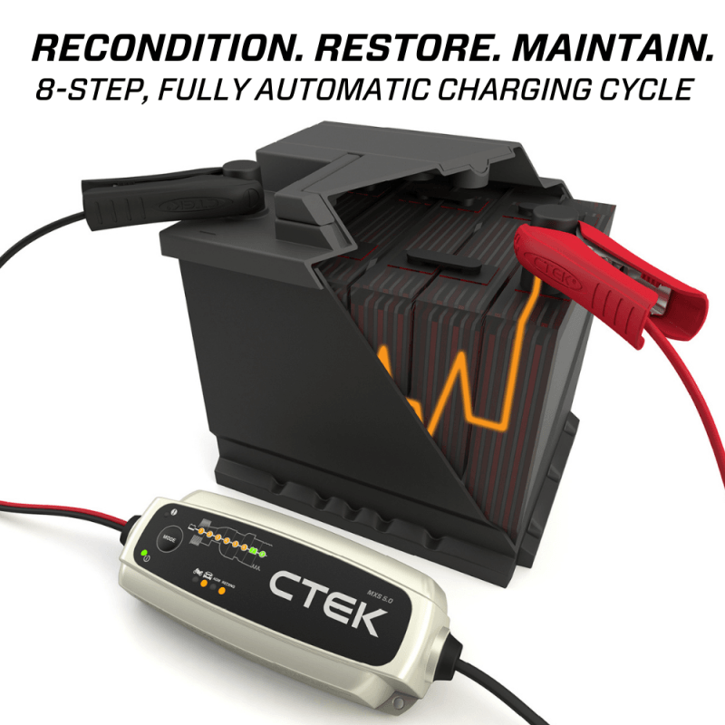 CTEK Battery Charger - MXS 5.0 4.3 Amp 12 Volt - Order Your Parts - اطلب قطعك