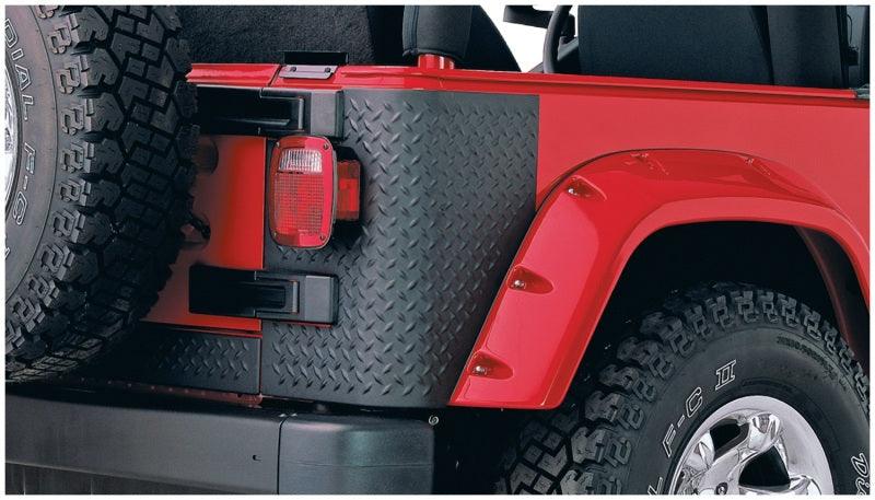 Bushwacker 97-06 Jeep Wrangler Trail Armor Rear Corners - Black - Order Your Parts - اطلب قطعك